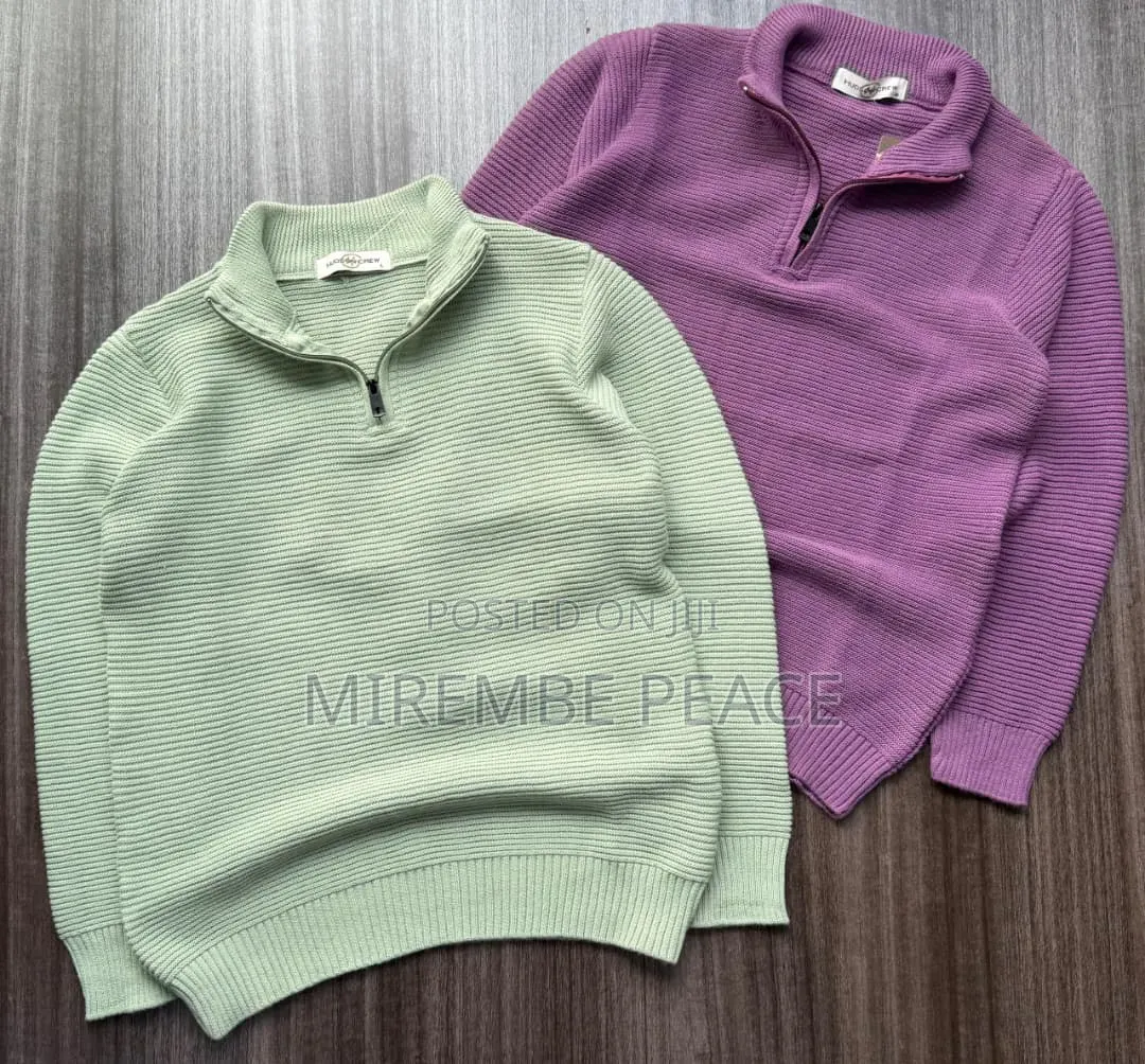 Unisex Knitted Cotterzip Sweaters