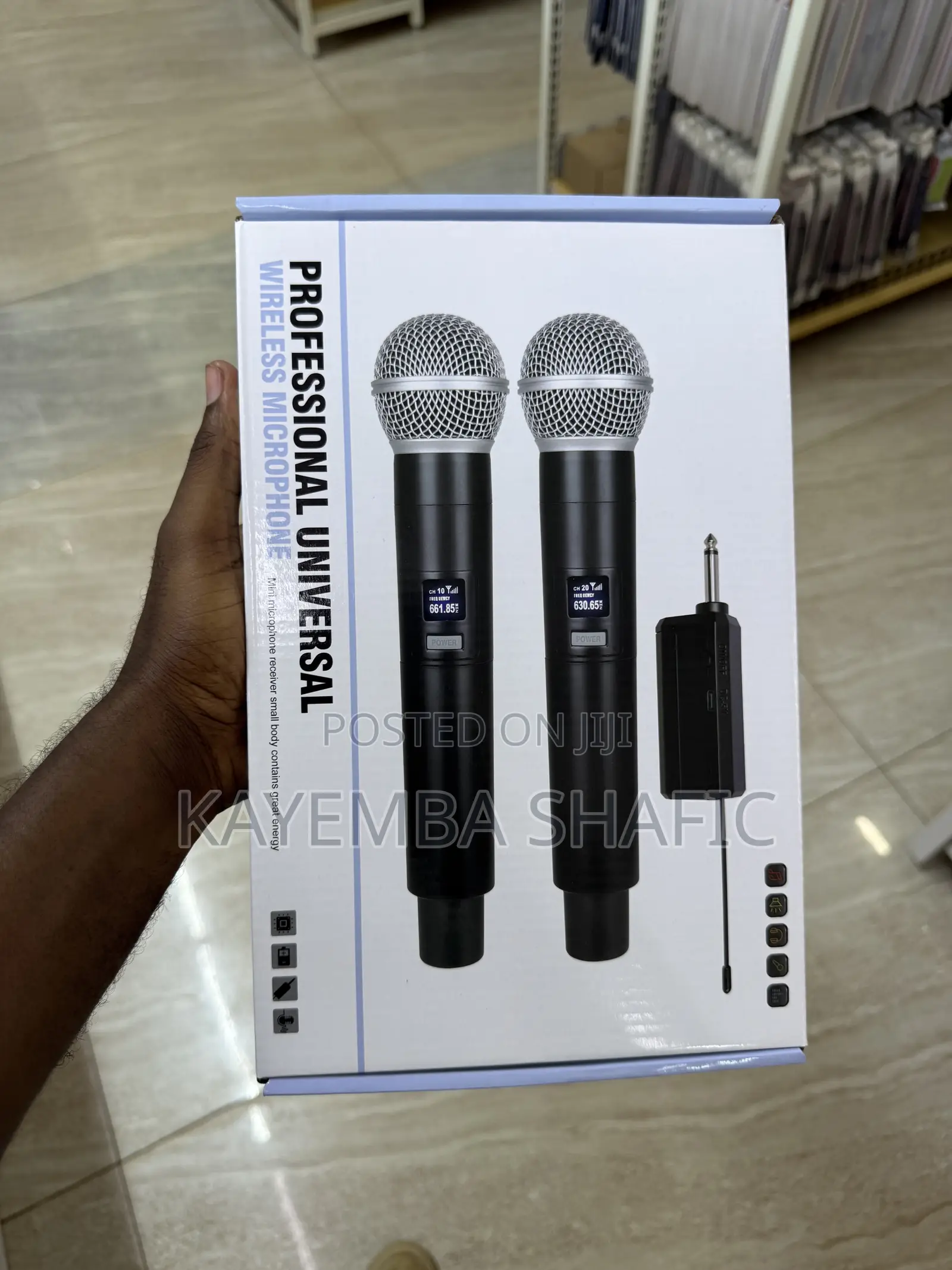 Professional Universal Dual Wireless Microphone System