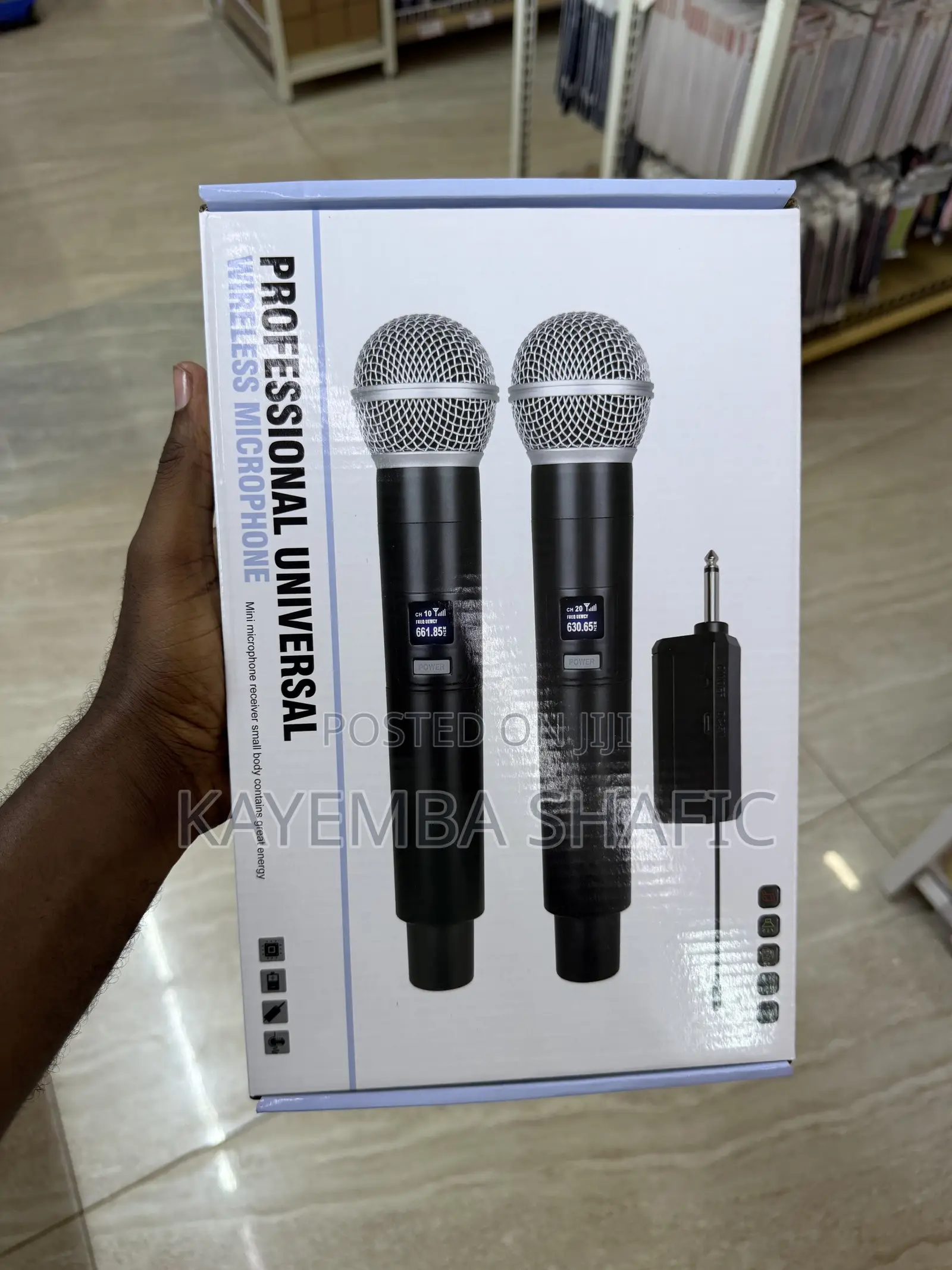 Professional Universal Dual Wireless Microphone System