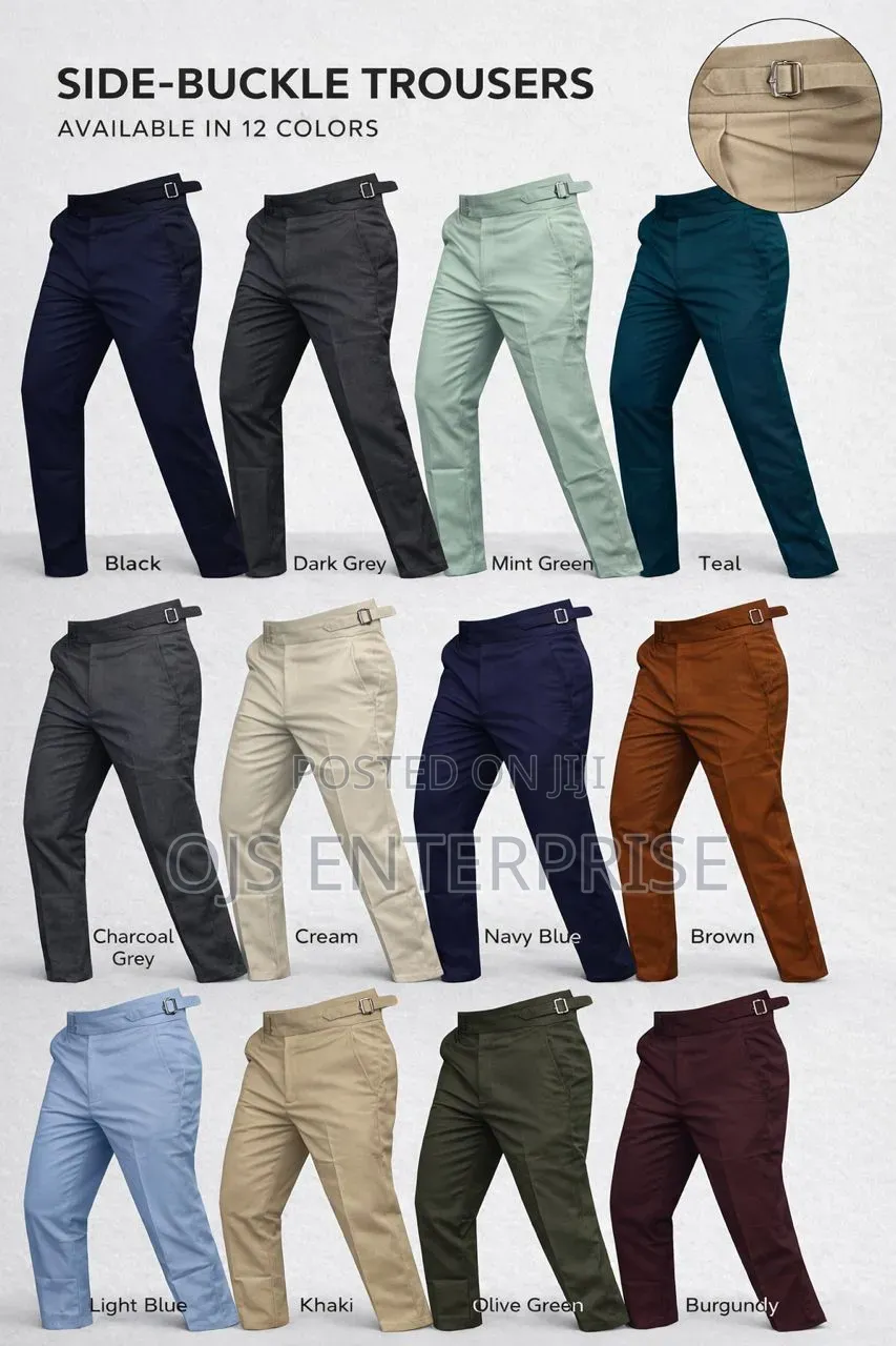 Gentle Beltless Trousers
