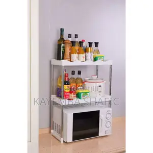 2-tier Multi-functional Kitchen Storage Shelf Microwave Rack