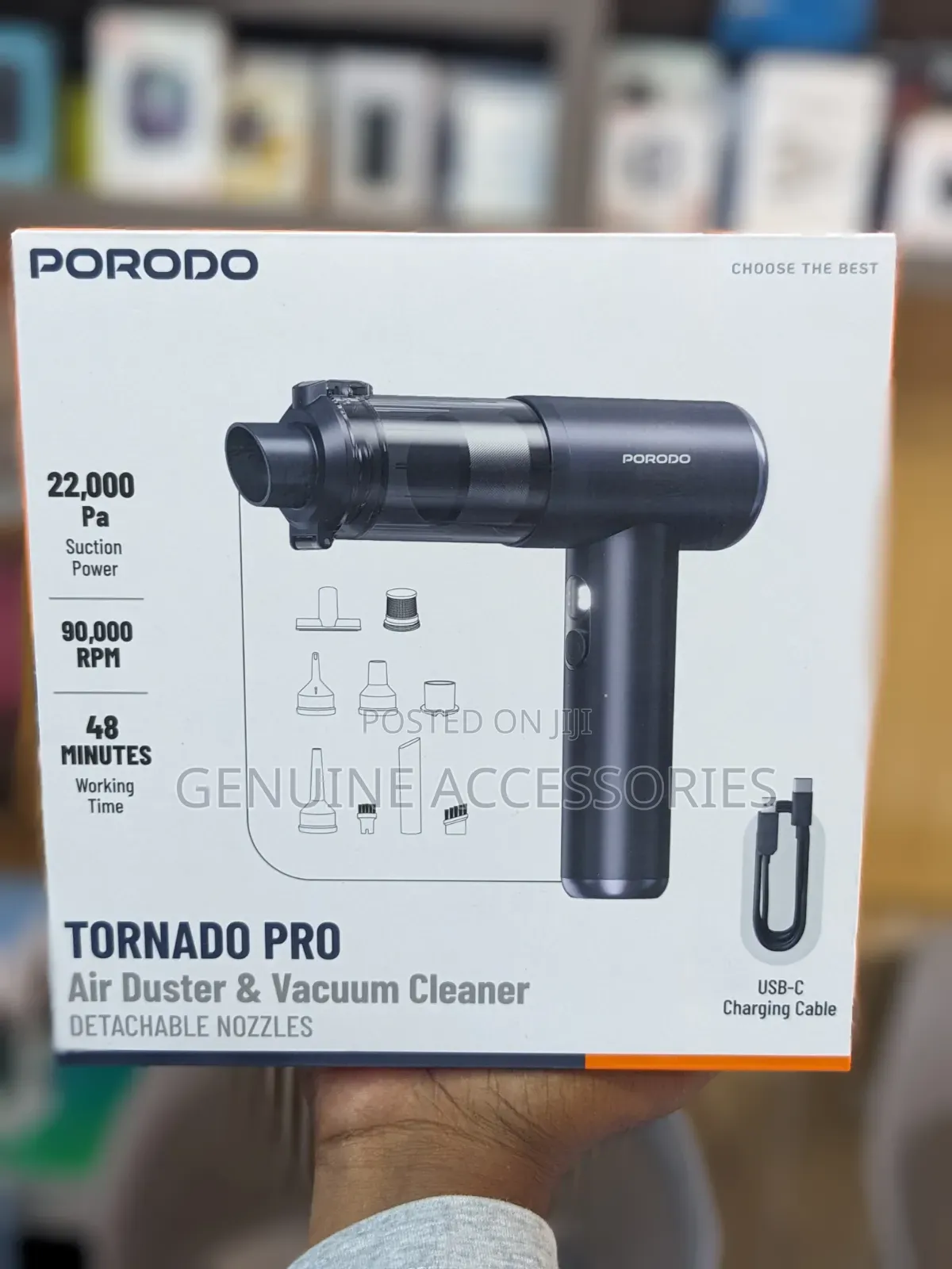 Porodo Tonardo Pro Air Duster Vacuum Cleaner