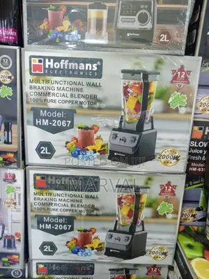 Hoffmans Hm-2067 Multifunctional Commercial Blender With a 2000w Motor