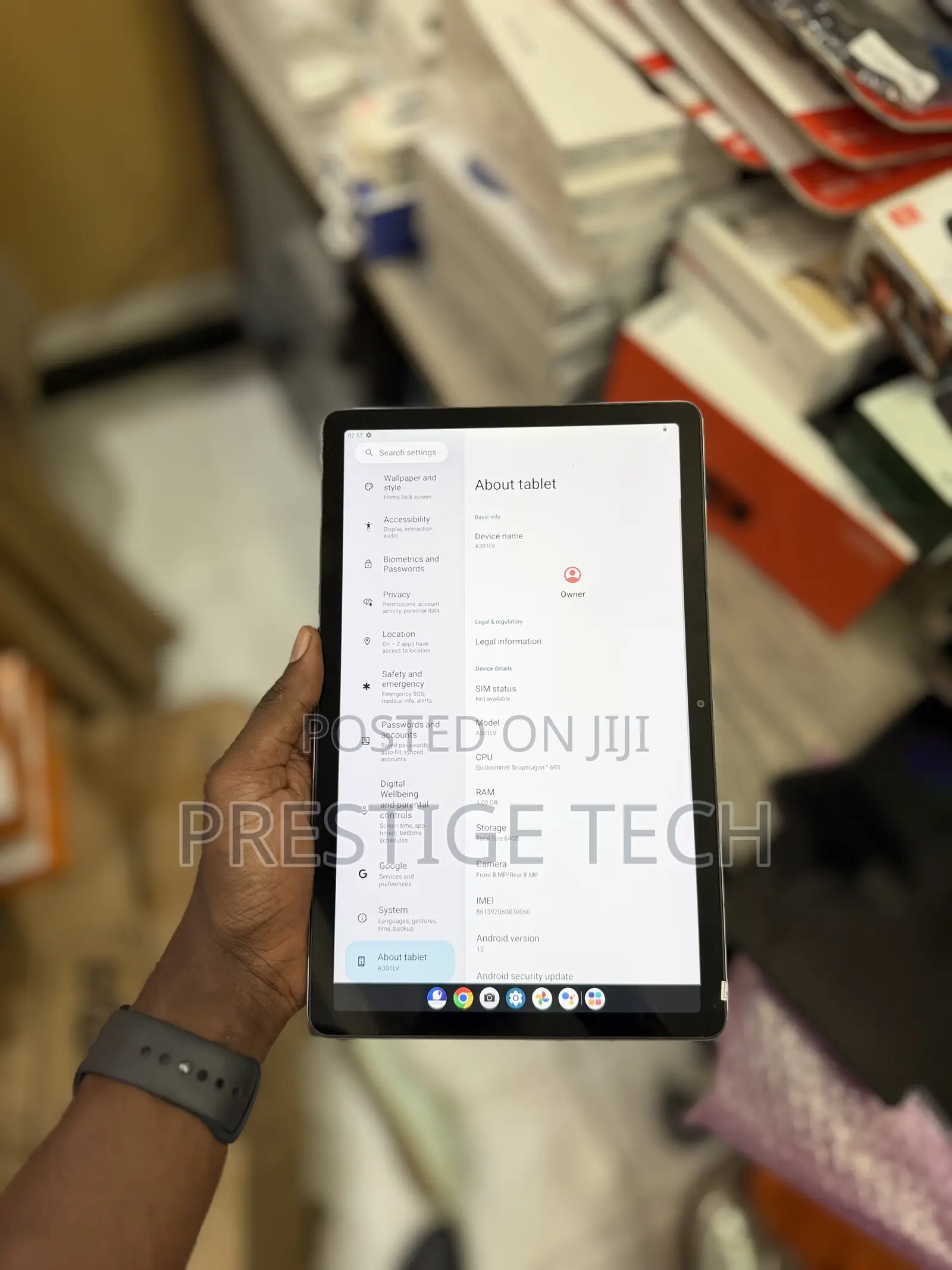 Lenovo Tab 7 64 GB White