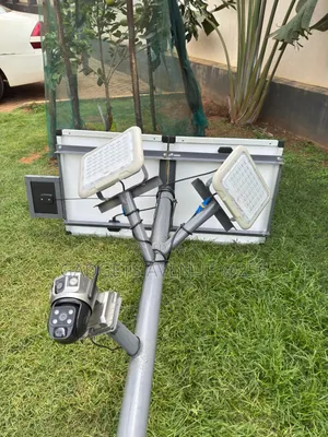 Solar-Powered Security Floodlight System Equipped With a Surveillance