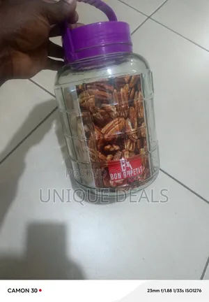 Bon Appetit Branded Clear Glass Jar 5.0l