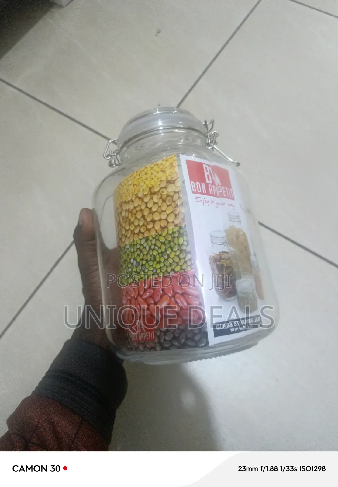 Bon Appetit 3.0l Clamp Storage Jar