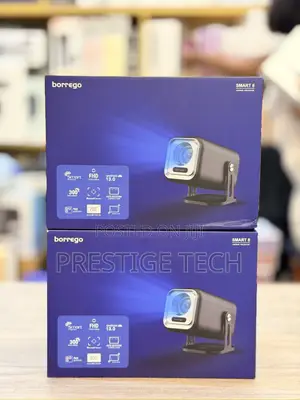 Borrego Smart 8 Projector With Android 13, 200inch, 300 Ansi Lumens