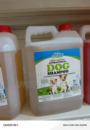 5-Liter Container of Alka Lemon Dog Shampoo