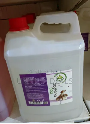 5-Liter Jug of Bubbly Dog Shampoo