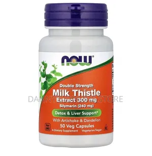 Milk Thistle Extract, With Artichoke, 300mg, 50 Capsules