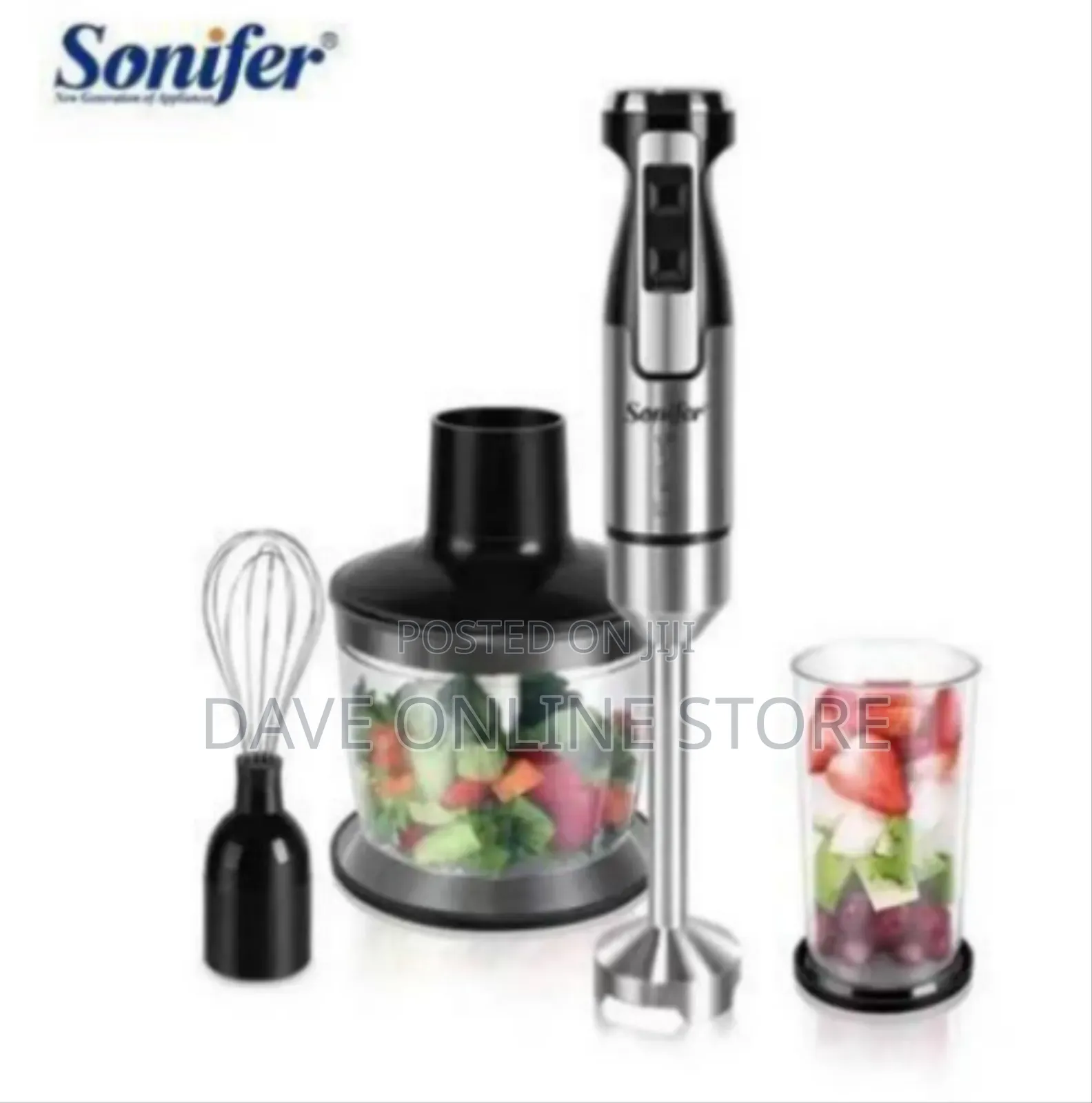 Professional Multi-Function Hand Blender and Food Processor Set