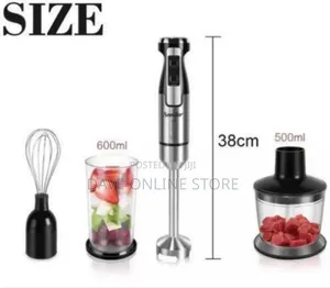 Professional Multi-Function Hand Blender and Food Processor Set