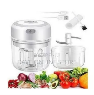 Portable Electric Mini Food Chopper and Garlic Mincer