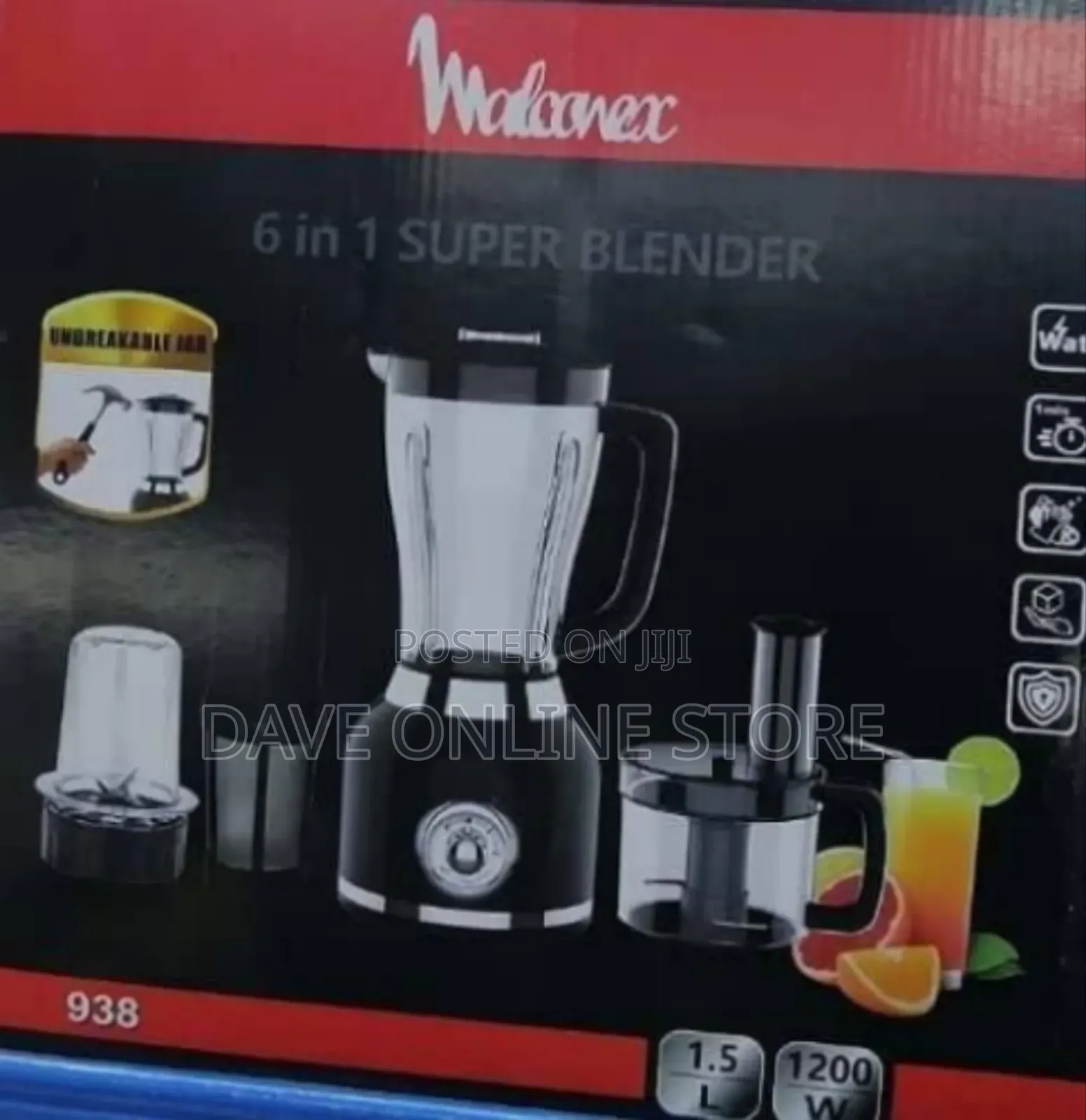 Walconex 6-in-1 Super Blender