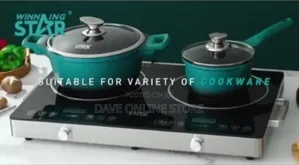 Winningstar Sleek Double Burner Electric Cooktop With Precision