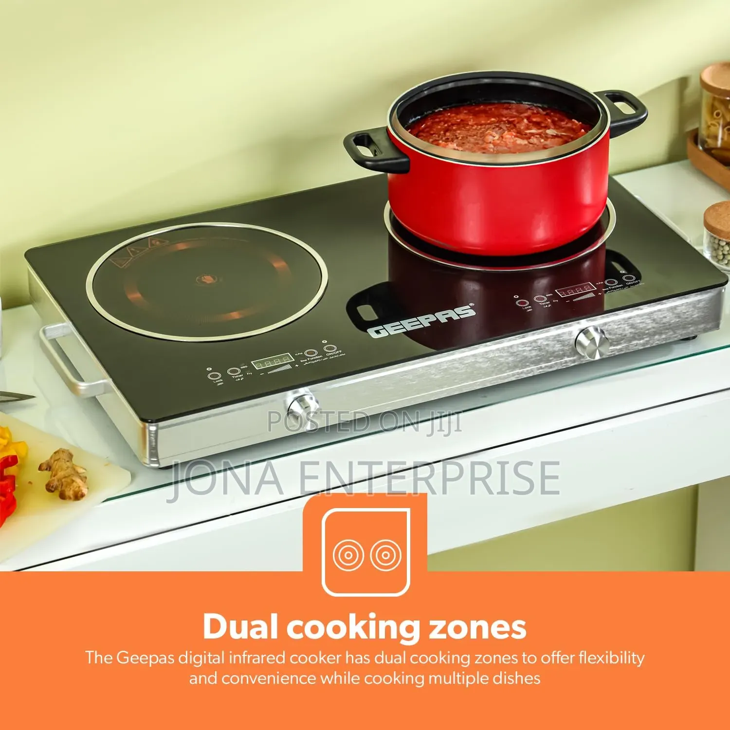 Geepas Infrared Cooker Double