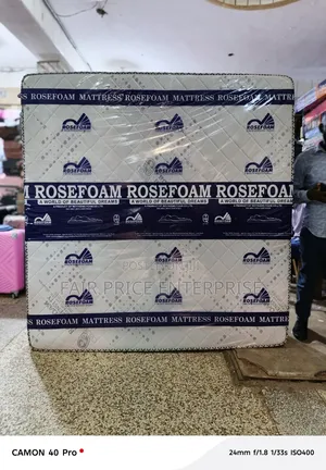 6x6 by 10 Inches. Mattress High Density Smart Rosefoam