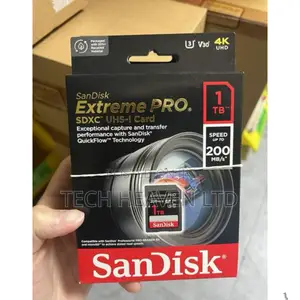 Sandisk 1tb Extreme Pro SDXC Uhs-I Memory Card