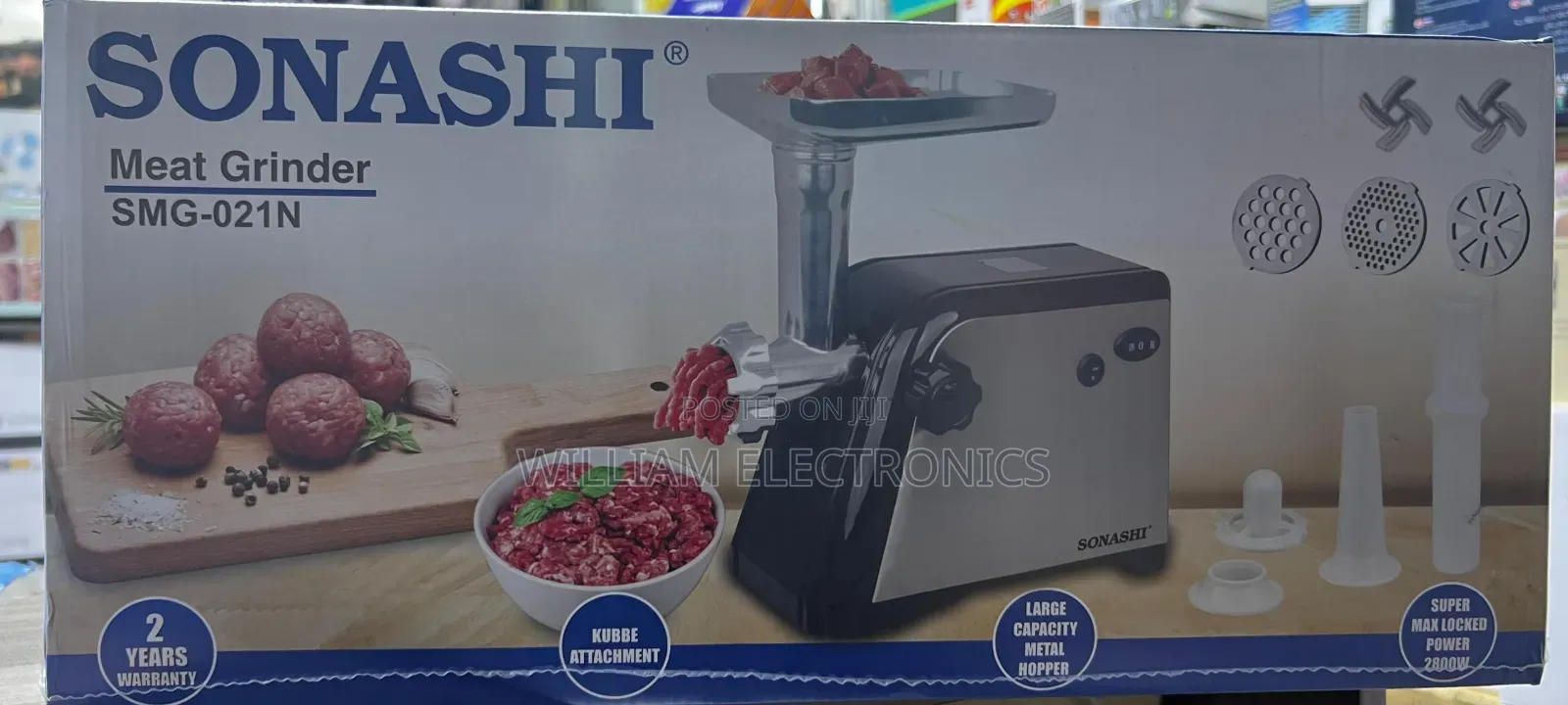 Sonashi Meat Grinder SMG-021n/Sonashi Meat Grinder