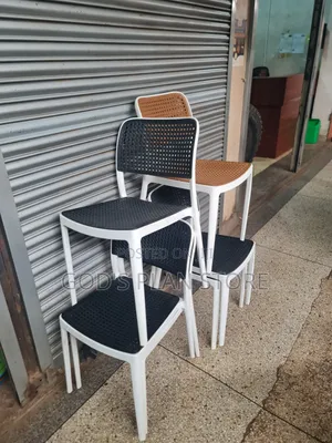 Armless Mesh Back Plastic Chairs Plastic Chairs for Garden Beach Bar