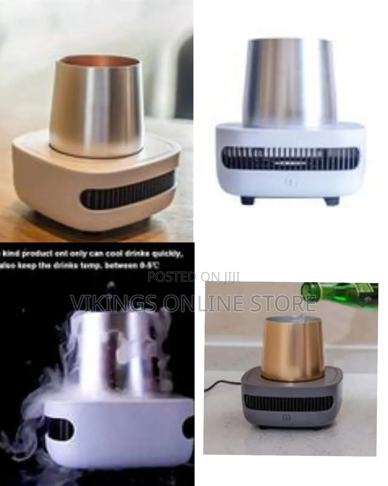 Instant Beverage Fast Heating Cup Cooler Smart Holder Usb Refrigerator