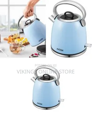Aicok Steel Fast Heating Temperature Adjustable Electric Kettle -Blue