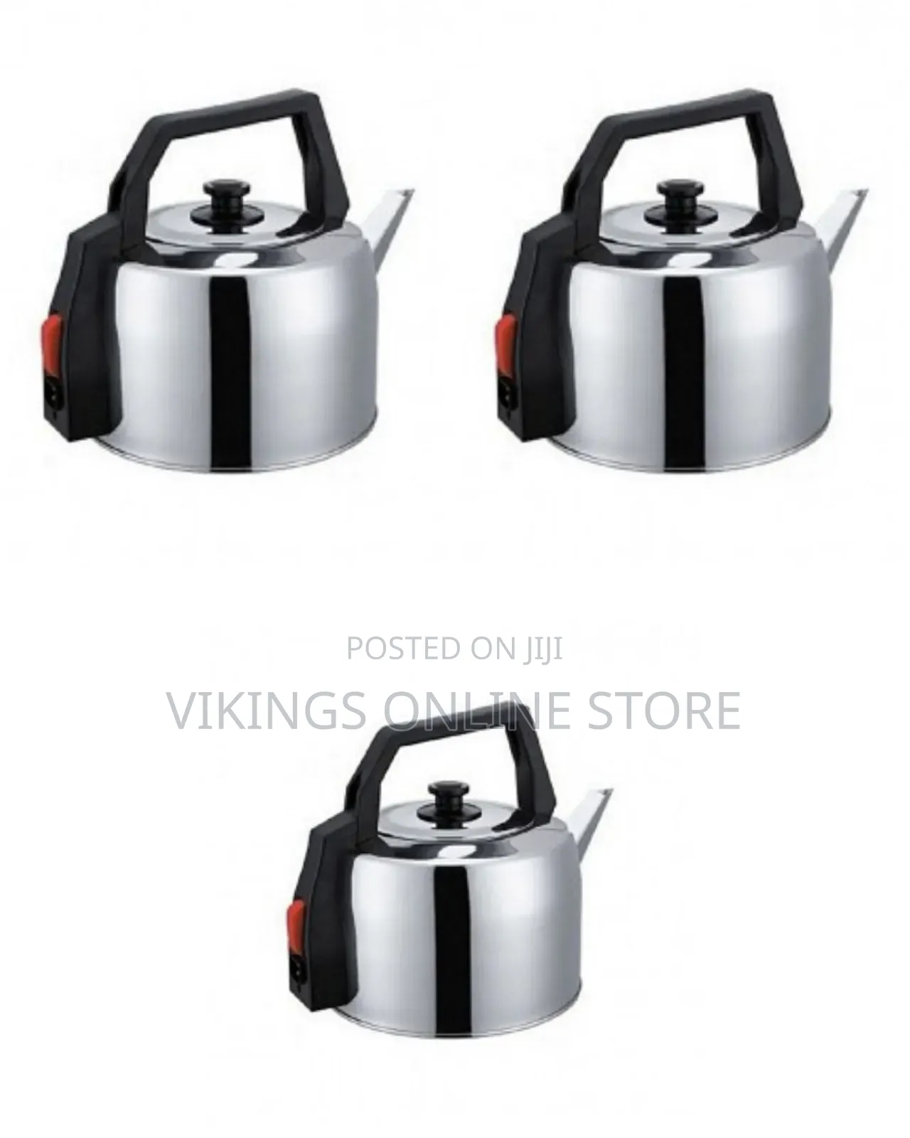 Saachi 3 Litre Electric Kettle - Silver,Black