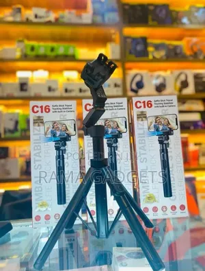C16 Handheld Gimbal Stabilizer and Selfie Stick Tripod.