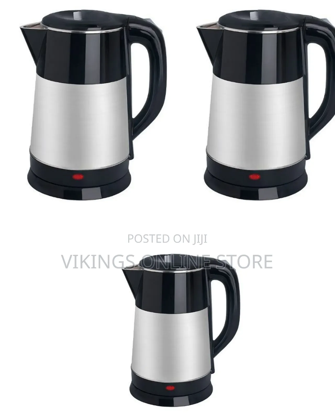 2 Litre Electric Cordless Kettle - Silver