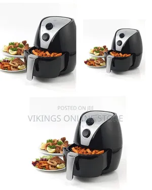 2.8 Litres Healthy Cooking Hot Air Fryer - Black