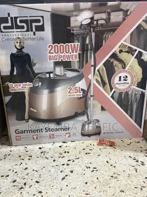 DSP Professional Garment Steamer Kd6016 – 2000w / 2.5l Tank (Brand New