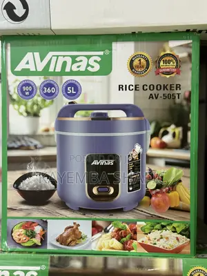 Avinas 5l Electric Rice Cooker Av-505t - Brand New