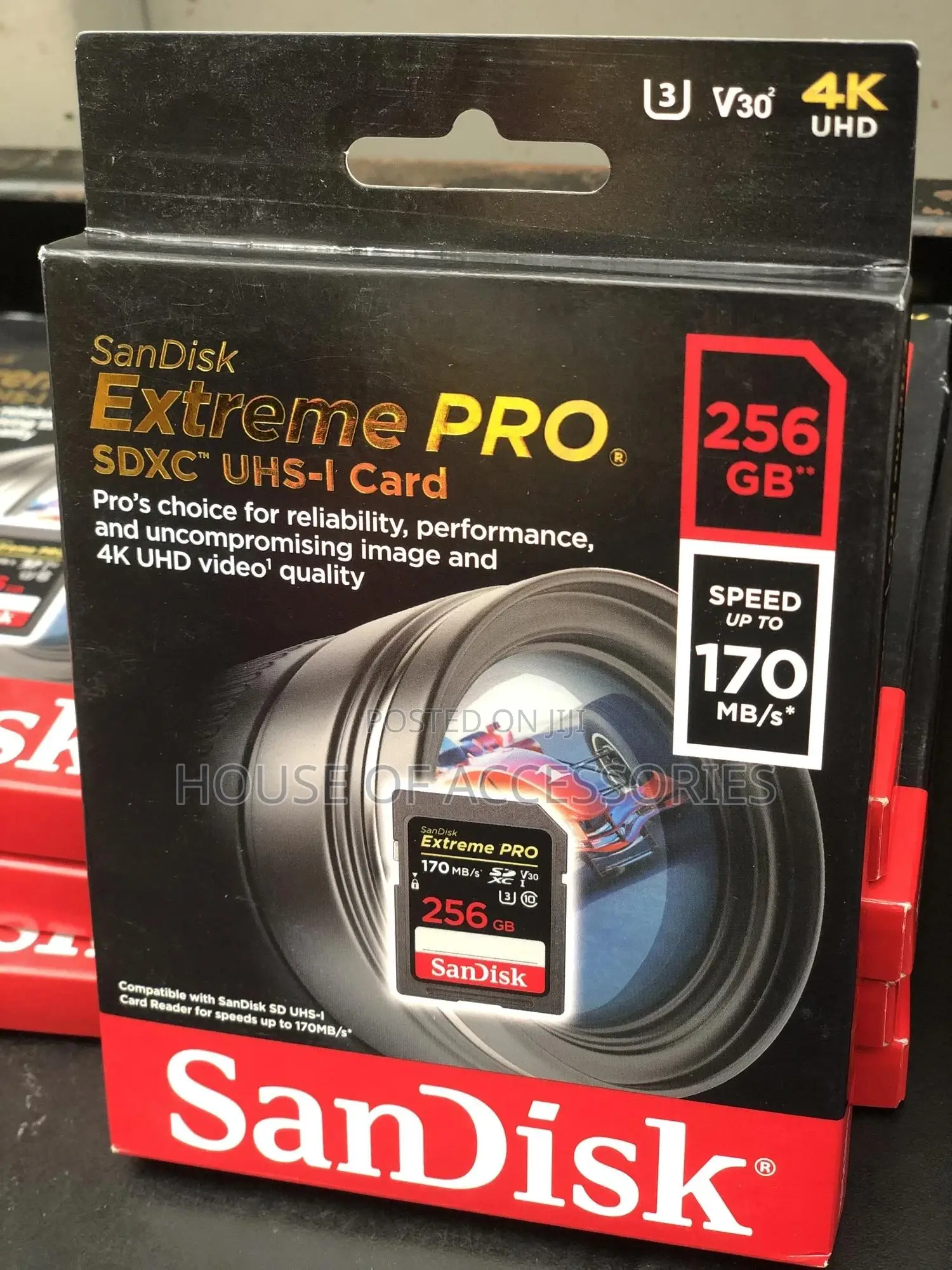 256gb Extreme Pro Sd Camera Memory Card