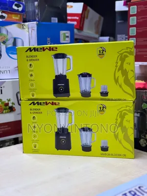 Mewe 3 in 1 Double Jug Juice Blender With Grinder