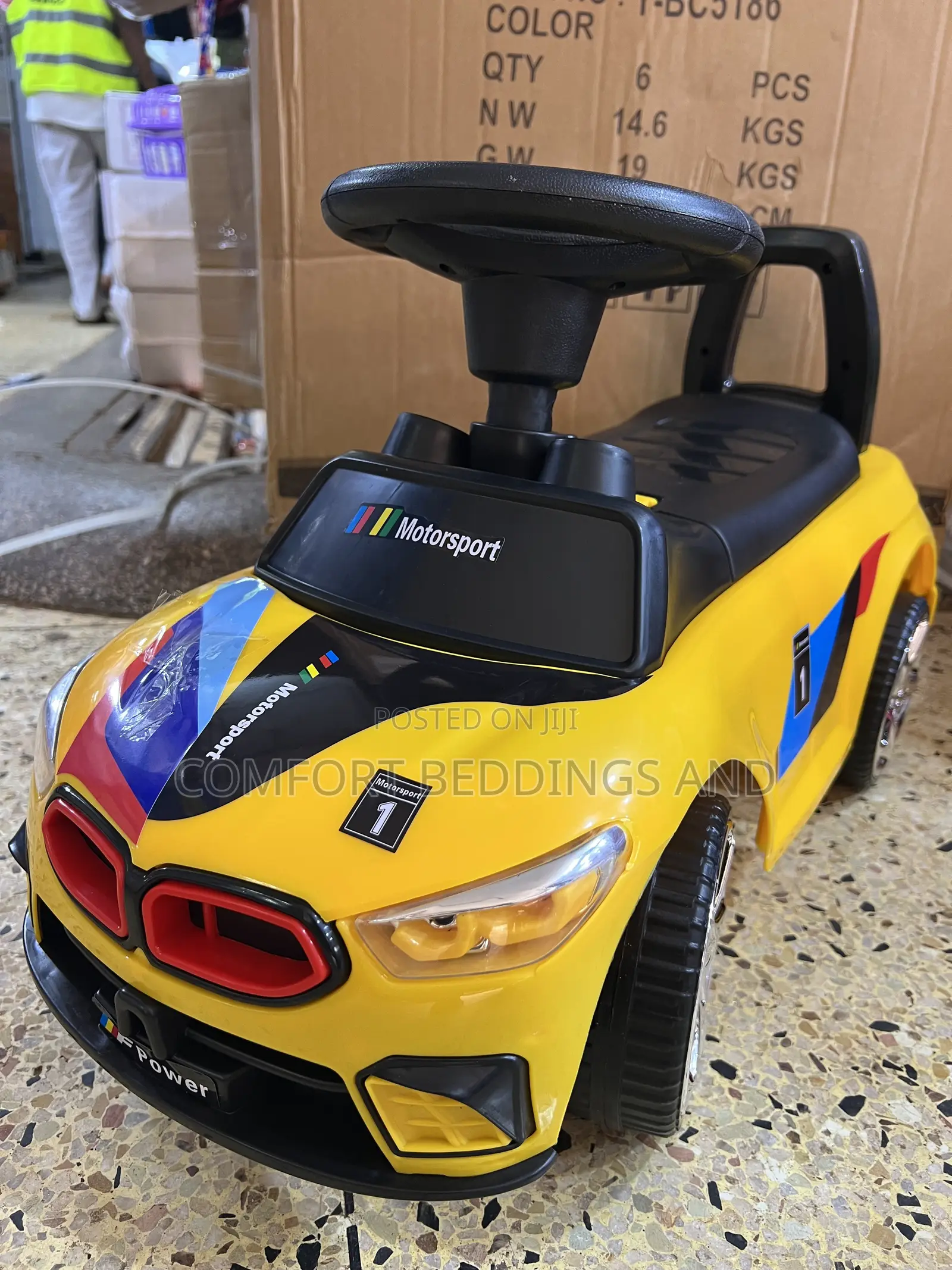 Ride-on Push Car Yellow