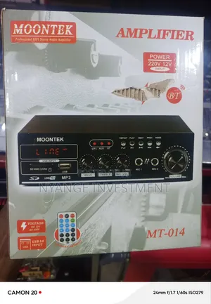 Amplifier Moontek. Audio and Music Amplifier