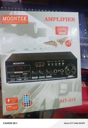 Amplifier Moontek. Audio and Music Amplifier