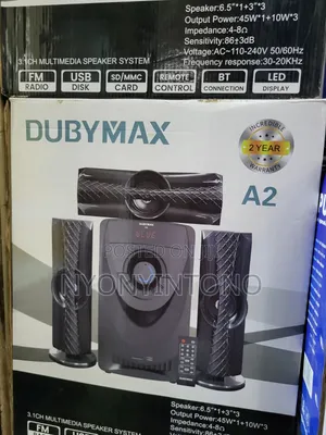 Buby Max A2 3.1ch Multimedia Speaker With Fm Radio, Usb and Bluetooth