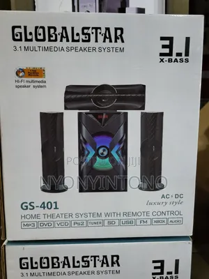 Globalstar 3.1ch Multimedia Speaker With Fm Radio, Bluetooth and Usb