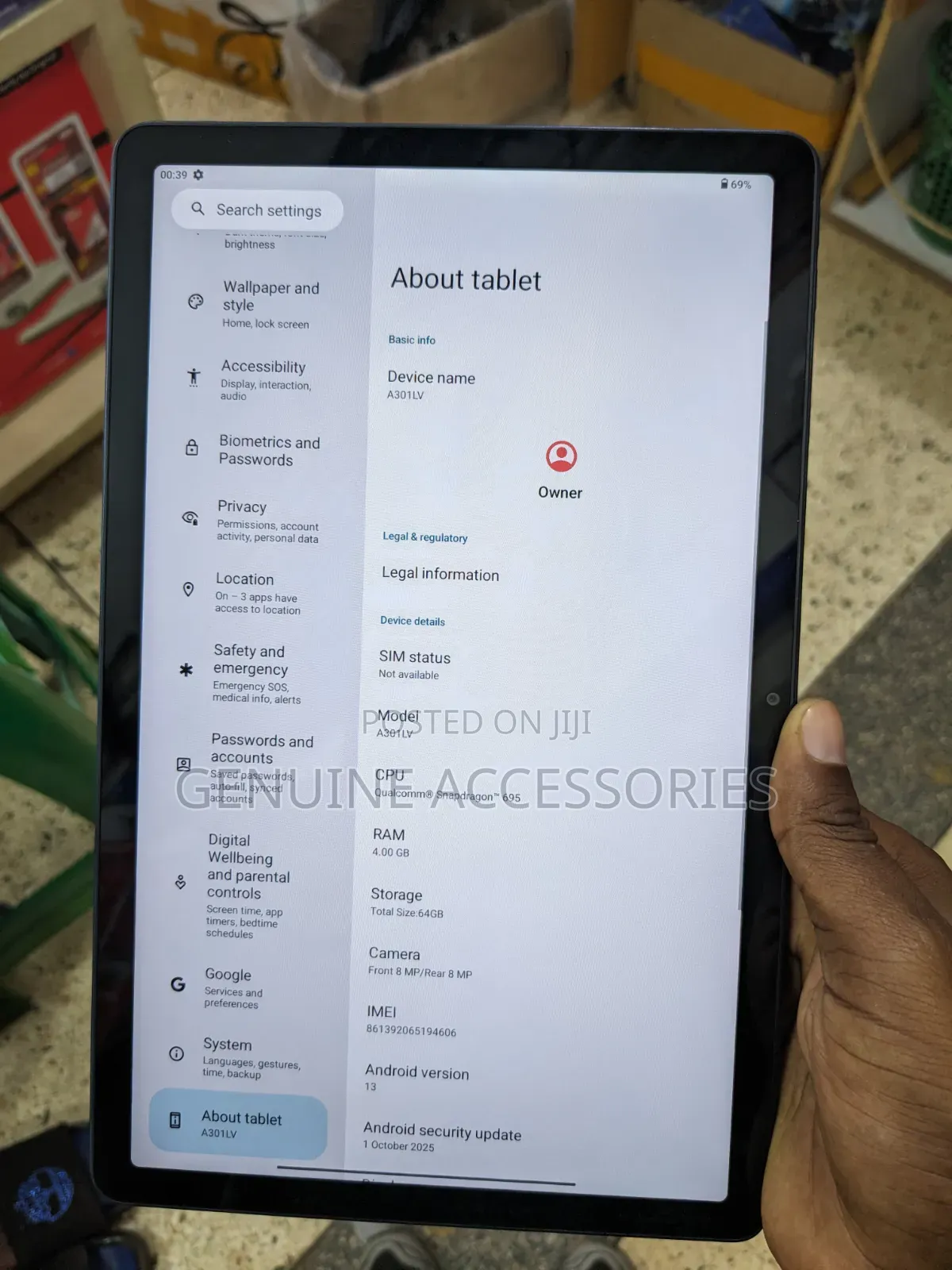 Lenovo Tab V7 64 GB