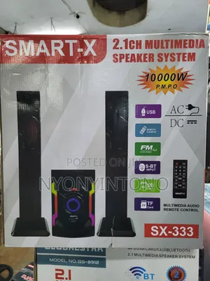 Smart X 2.1ch Multimedia Speaker With Bluetooth, Usb Fm Radio