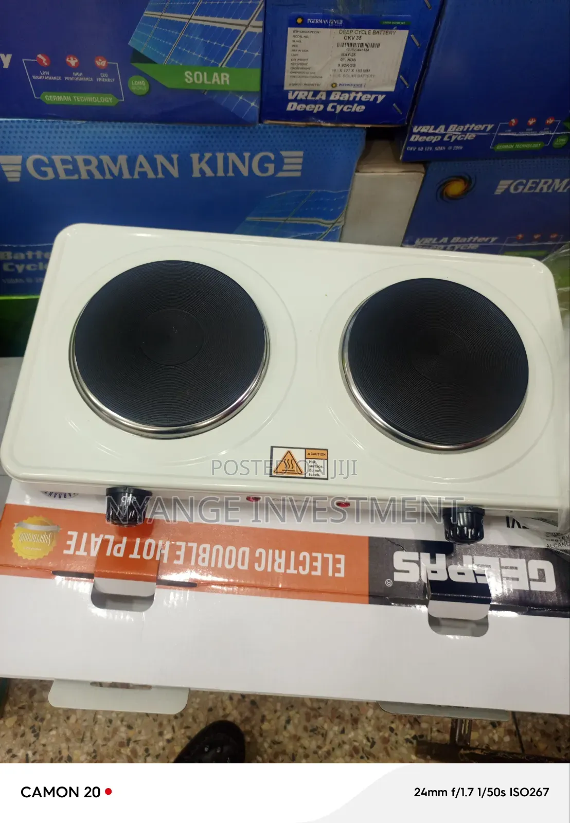 Hot Plate. Geepas Double Hot Plate