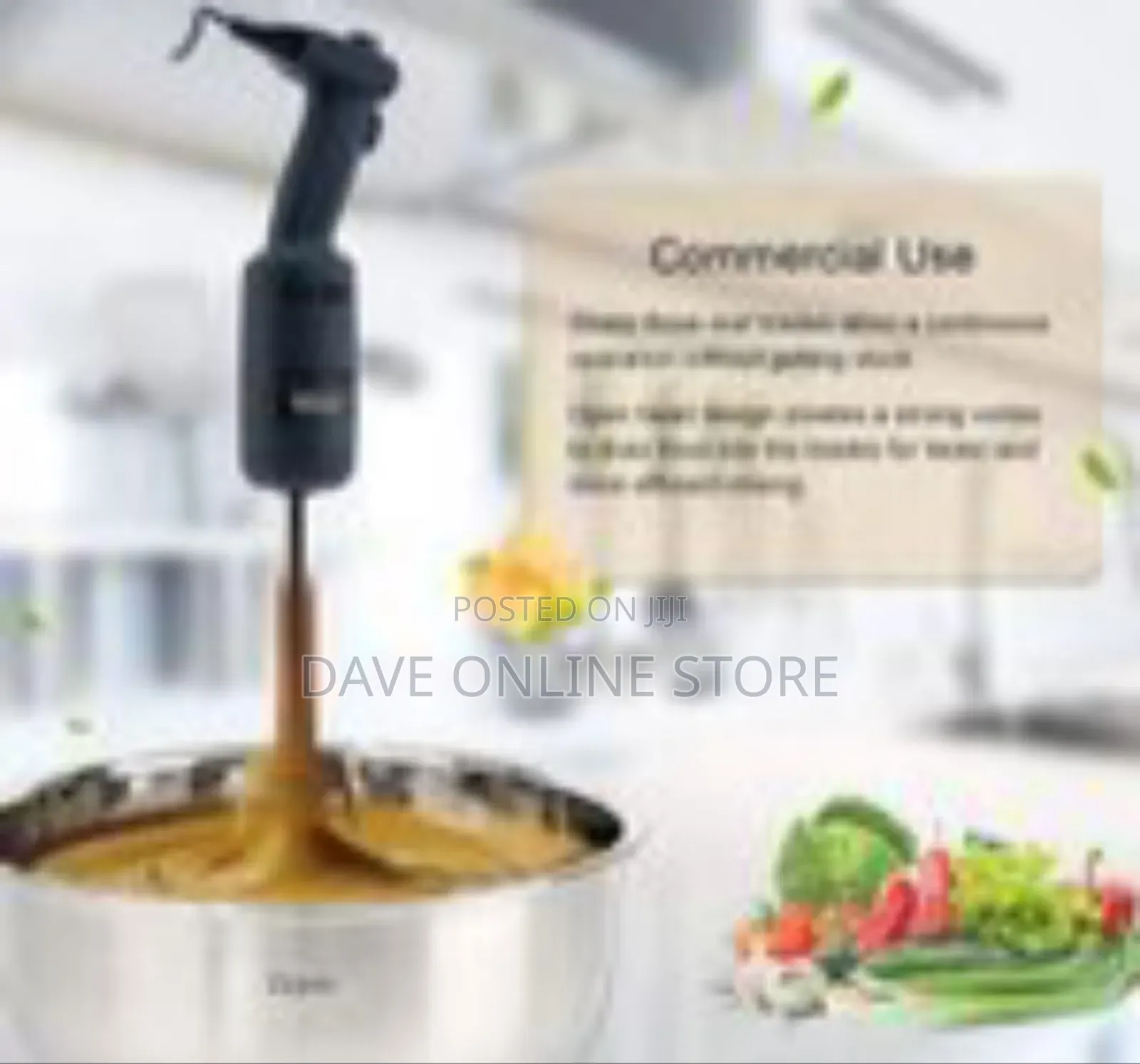 Professional Heavy-Duty Immersion Blender