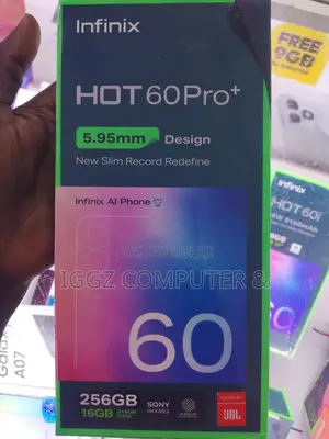 New Infinix Hot 60 Pro+ 256 GB Black