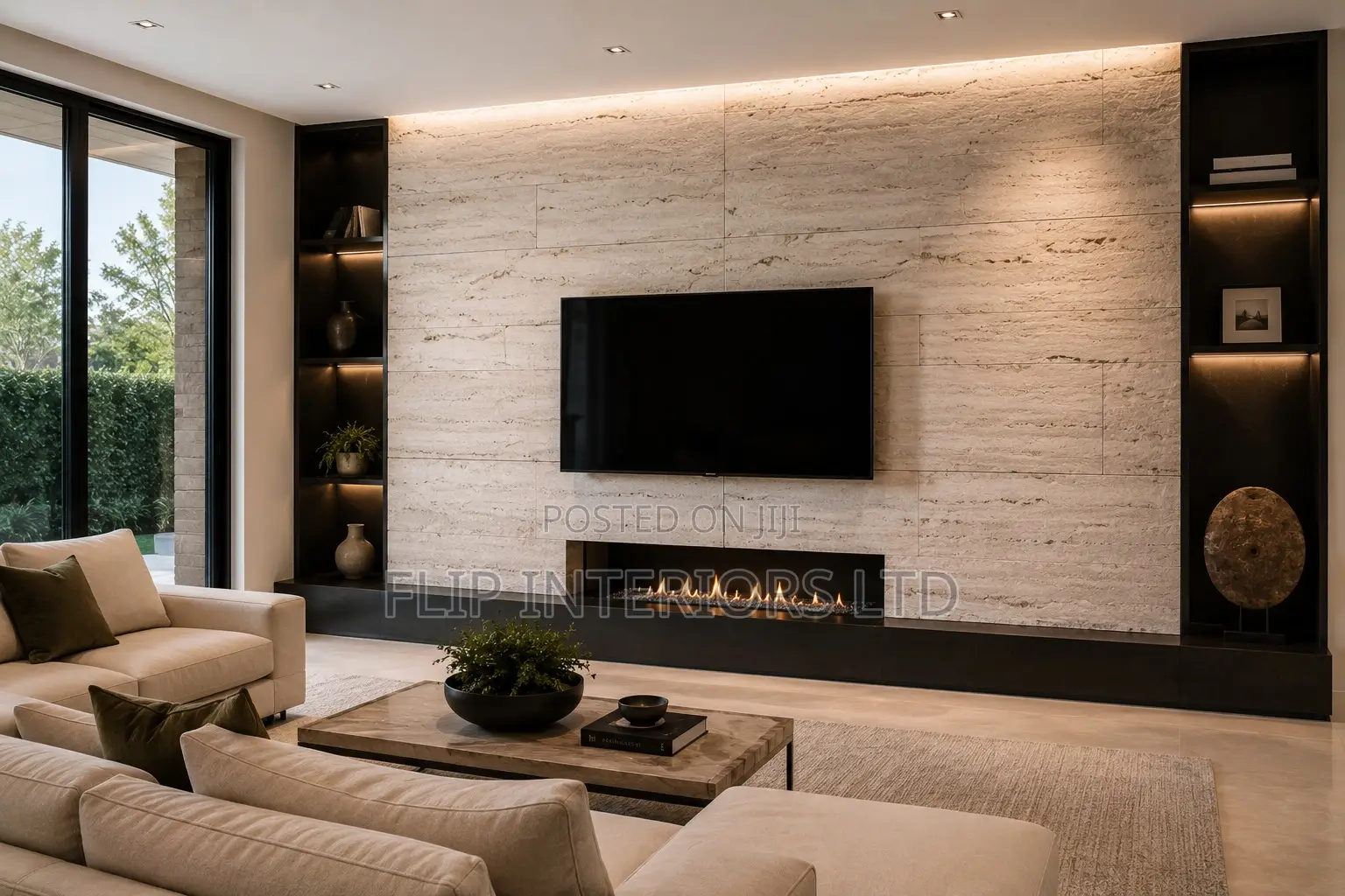 Modern Stone Cladding Interior Enhancement Solutions