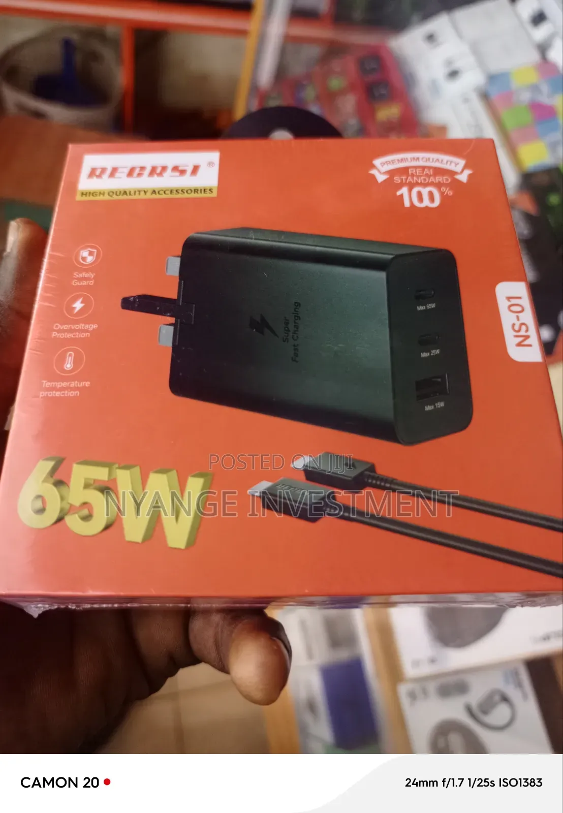 65w Power Adapter Fast Charge.