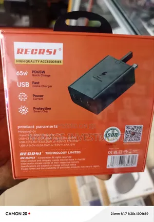 65w Power Adapter Fast Charge.