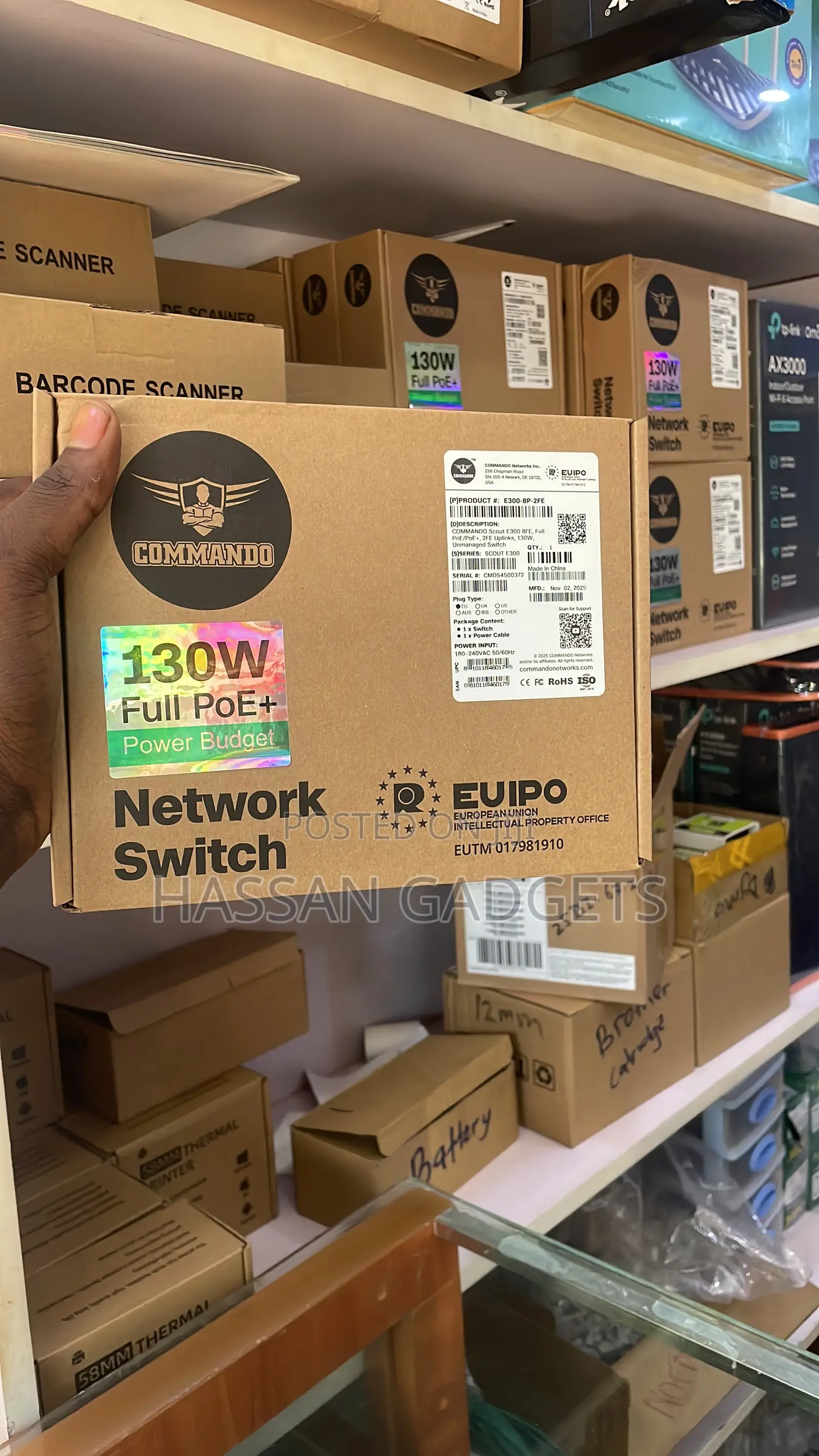 8 Port Poe Switch With 6 Poe+ Port