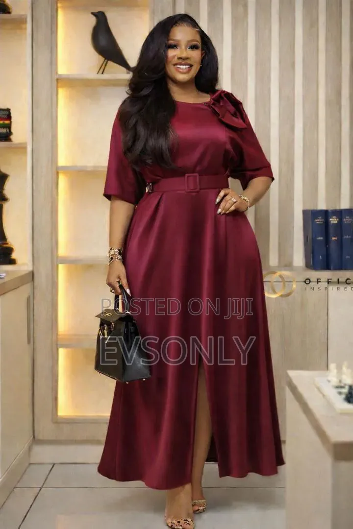 Satin Round Dress